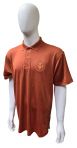 Men's Performance Polo; Rust